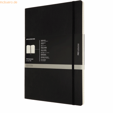 8053853602718 - Professionelles Notizbuch A4 Softcover 96 Blatt schwarz