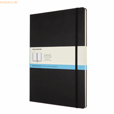 8053853602848 - Notizbuch A4 Punktraster Hardcover 96 Blatt schwarz