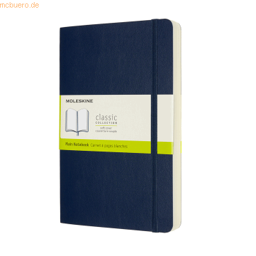 8053853606266 - Moleskine Notizbuch Erweitert Large A5 Liniert Softcover Saphir Kartoniert (TB)