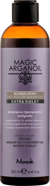 8053853729811 - Magic Arganoil No Yellow Shampoo Extra Violet 250 ml