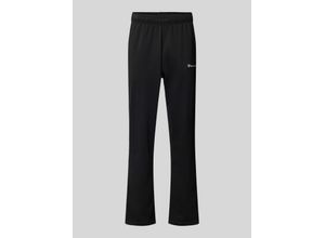 8054041160461 - Straight Fit Sweatpants mit Label-Stitching