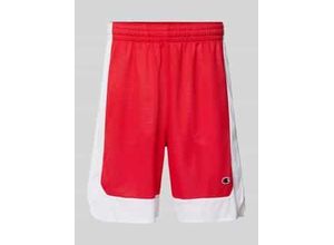 8054041459442 - Loose Fit Shorts mit Logo-Badge 8054041459442 - Loose Fit Shorts mit Logo-Badge
