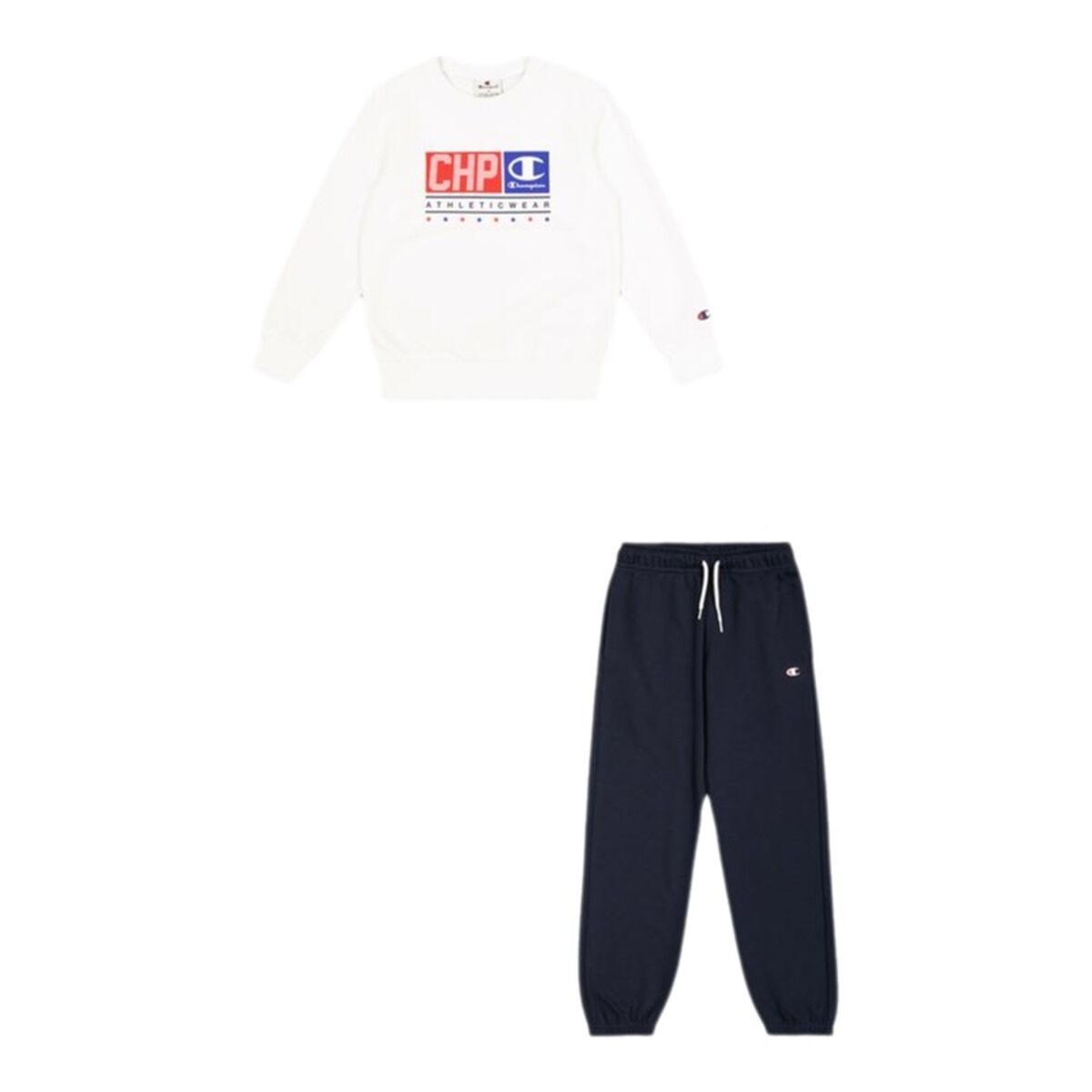 8054041505446 - Children’s Tracksuit Chandal Crewneck Sweatsuit Niño Blue White 8054041505446 - Children’s Tracksuit Chandal Crewneck Sweatsuit Niño Blue White