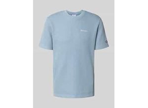 8054041926937 - T-Shirt mit Logo-Stitchings und Rundhalsausschnitt