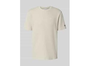 8054041927026 - T-Shirt mit Logo-Stitchings und Rundhalsausschnitt