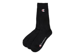 8054112303926 - Innerwear - 3pk crew socks Socken schwarz in EU 39-42