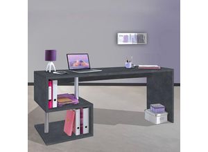 8054117992835 - Web Furniture - Design Schreibtisch 180x60cm anthrazit Büro modern Esse 2 Bericht