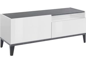 8054117993405 - TV-Board INOSIGN sunrise Sideboards Gr B H T 120 cm x 47 cm x 40 cm 1 weiß (weißhg schiefer) TV-Lowboards Breite 120 cm