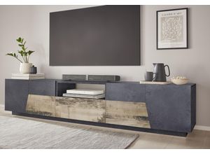 8054117993641 - Lowboard INOSIGN alien Sideboards Gr B H T 220 cm x 46 cm x 43 cm 1 schwarz (schiefer ahorn pereira) Lowboards Breite ca 220 cm