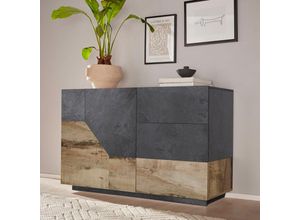 8054117993788 - Ahd Amazing Home Design - Sideboard Design Wohnzimmer 140x43cm 2 Türen 3 Schubladen Mira Report