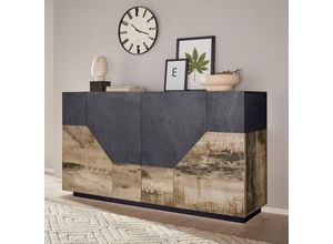 8054117993849 - Ahd Amazing Home Design - Sideboard Wohnzimmer Küche 160x43cm 4 Fächer Design Sein Bericht