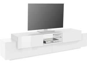 8054117996956 - TV-Board TECNOS Coro Sideboards Gr B H T 220 cm x 51 cm x 45 cm weiß TV-Lowboards Breite ca 220 cm