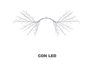 8054248575433 - Vacchetti - Astlicht 144 warmweiße LEDs cm130x80festes Netzteil für den Außenbereich