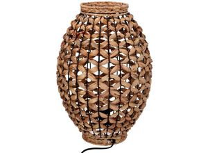 8054248895685 - Webmarketpoint - Lampe aus natürlichem Rattan mit Sockel ø29h515 cm