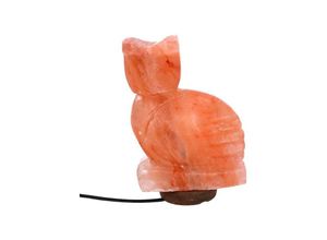 8054248896323 - Iperbriko - Salzlampe Eulenbasis aus Holz mit Anschluss cm16x7h23