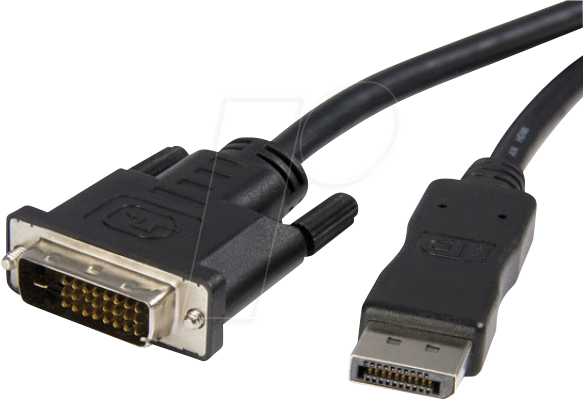 8054529020799 - ICOC-DSP-C12-030 - Displayport 12 Stecker auf  DVI 24+1 Stecker 1080p 3 m