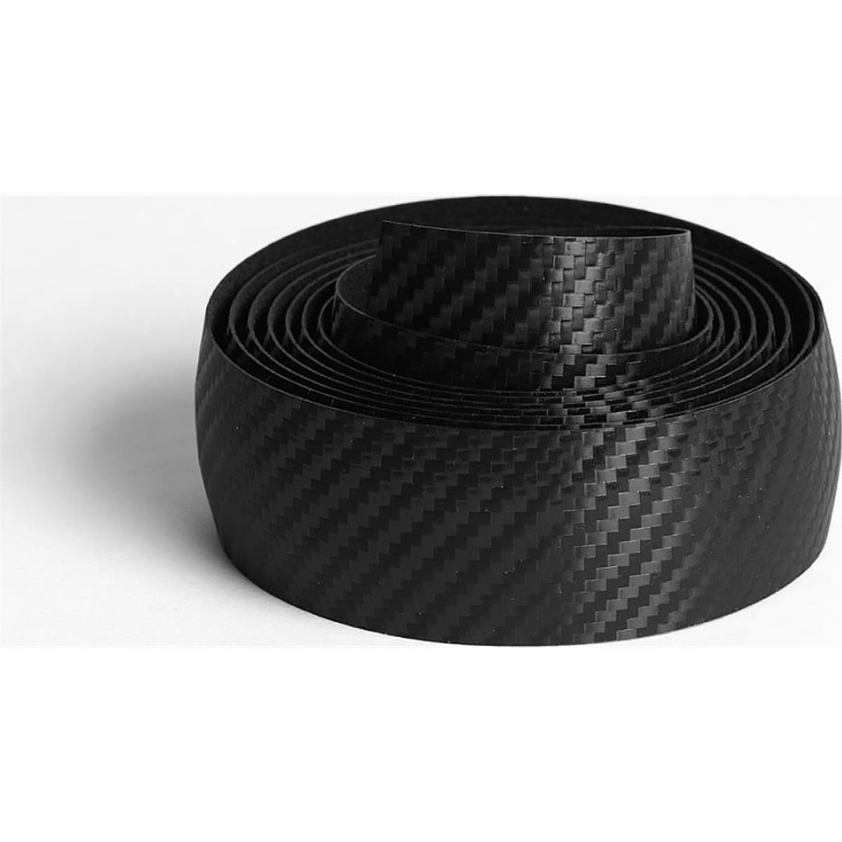 8054751090454 - Lenkerbänder 2mm in Schwarz PVC Carbon Look 2m