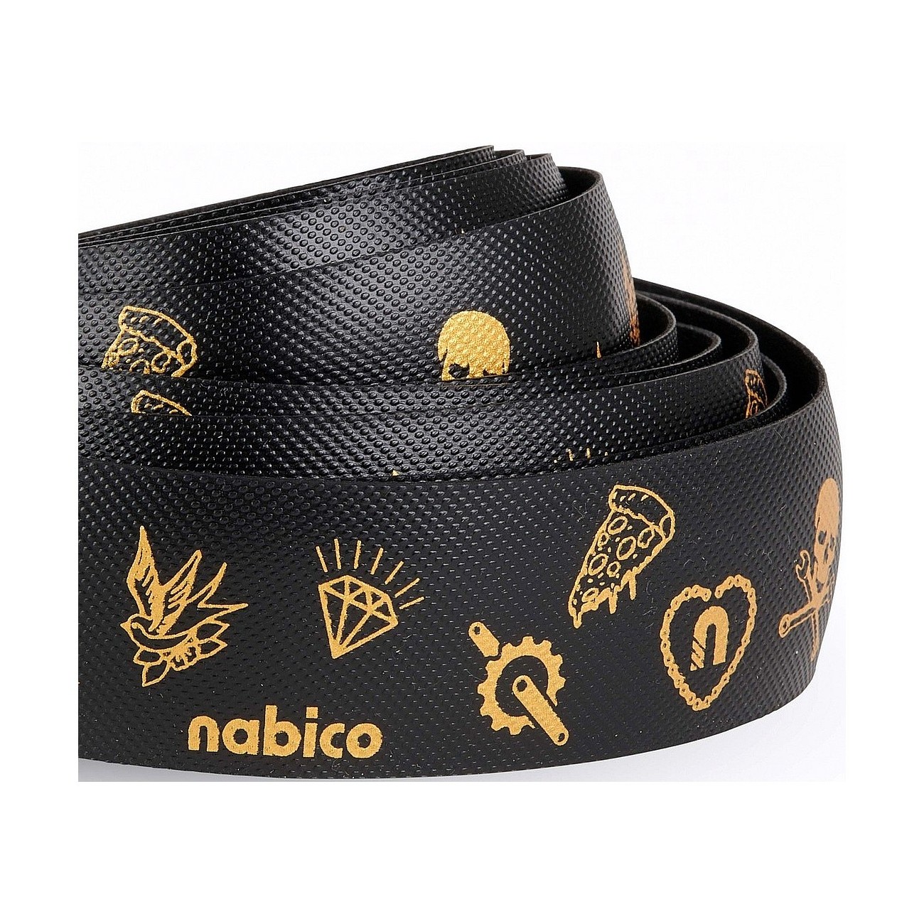 8054751090782 - Roubaix Lenkerband Schwarz Gold 35mm