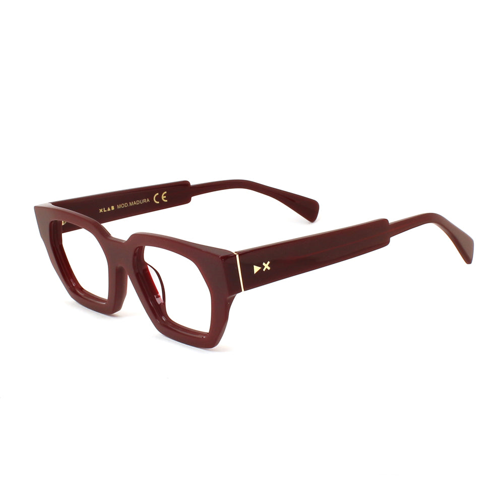 8054757822400 - XLAB Damen MADURA Optische Fassungen Acetat Bordeaux Geometrisch Anti-Blaulicht 8054757822400 - XLAB Damen MADURA Optische Fassungen Acetat Bordeaux Geometrisch Anti-Blaulicht