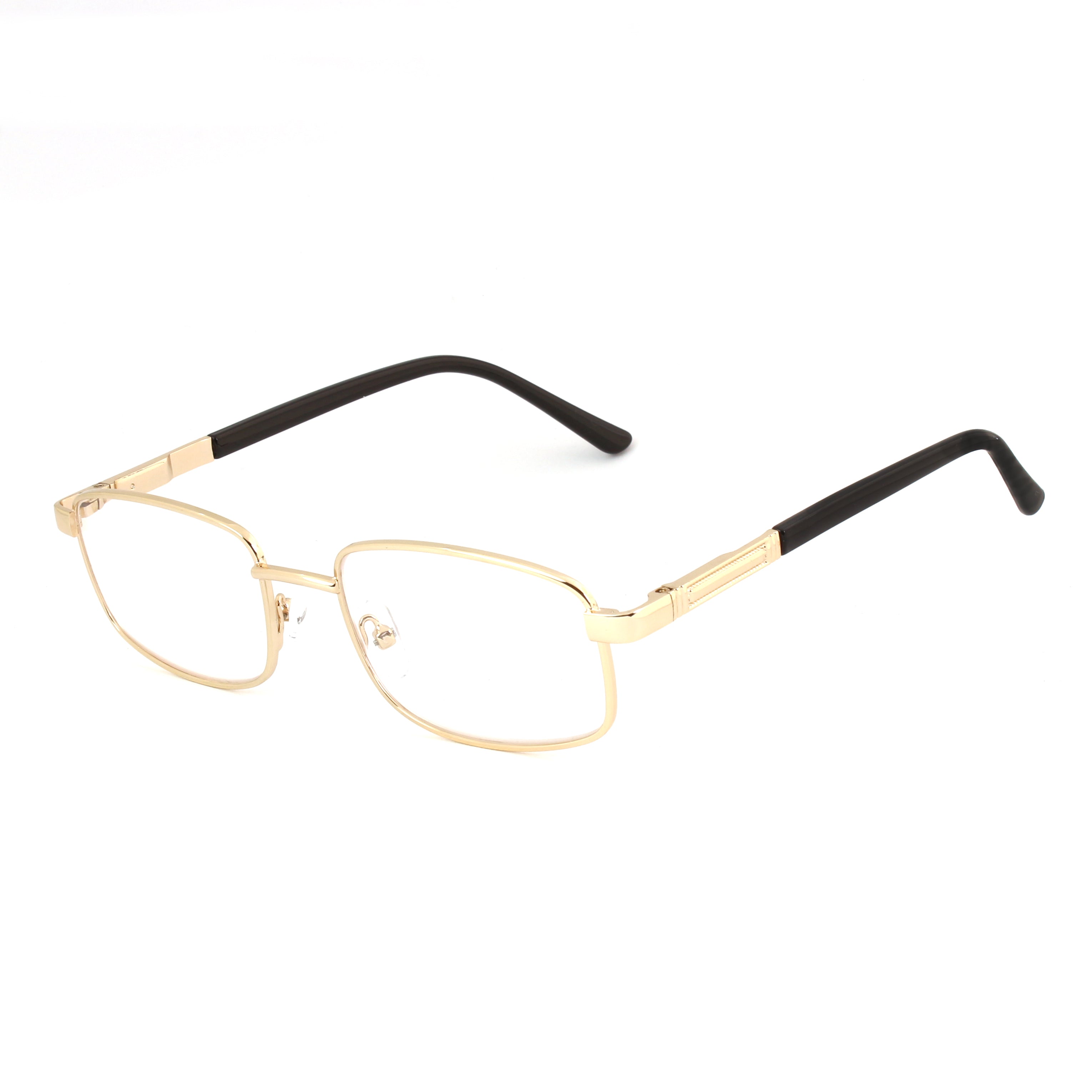 8054757828204 - Herren MOD 517 Oro 01 Lesebrille Metall   Quadratisch