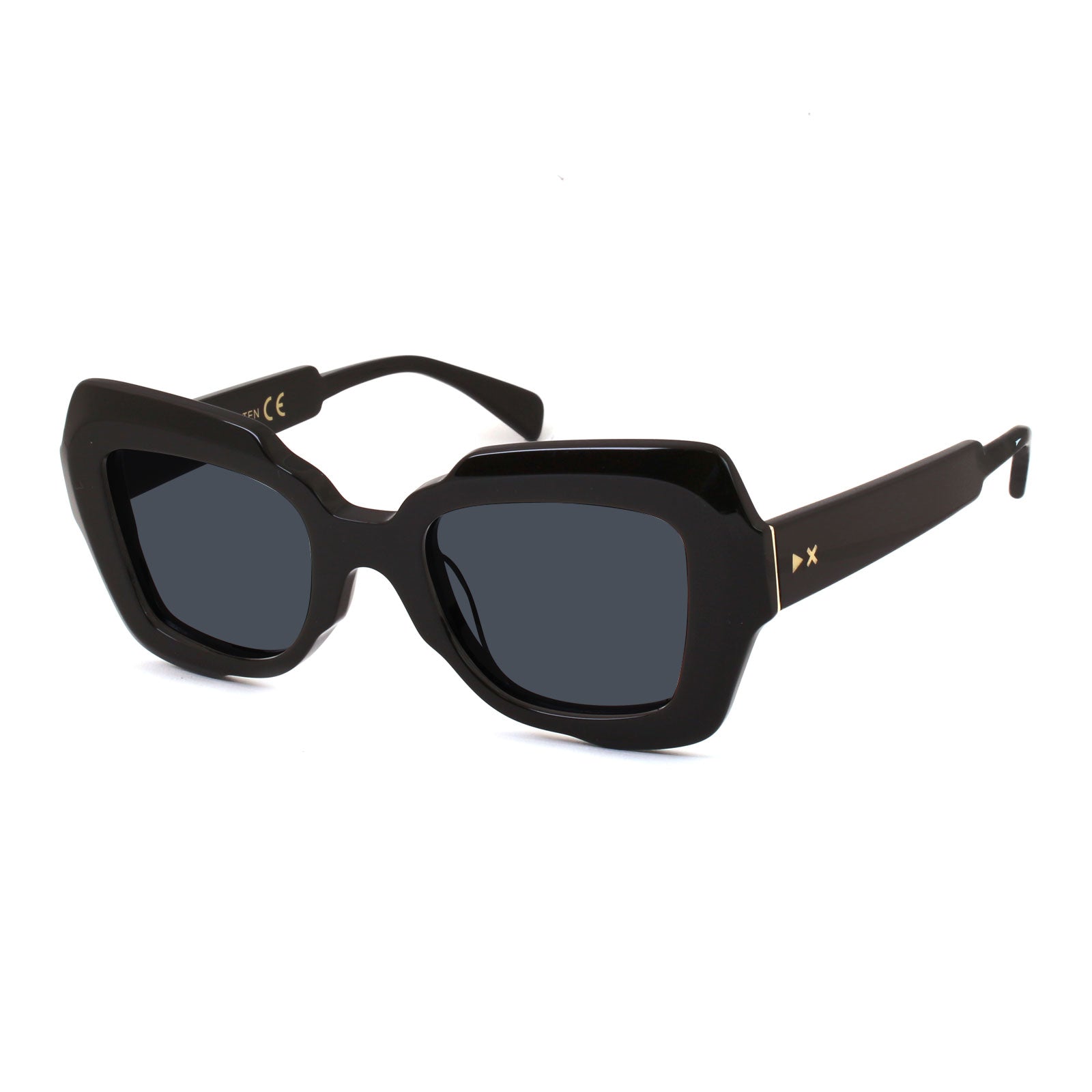 8054757829294 - XLAB Damen LOFOTEN Gläser SONNENBRILLEN Acetat Schwarz Rauch Schmetterling Polarisiert