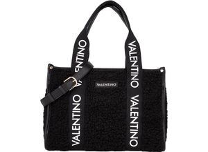 8054942132048 - Valentino by Mario Shoppertasche Emblem Reißverschluss für Damen schwarz