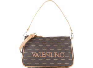 8054942227461 - Valentino by Mario Schultertasche Logo-Muster Reißverschluss für Damen braun