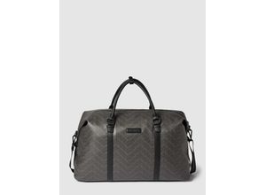 8054942237699 - Duffle Bag mit Allover-Label-Muster Modell TYRONE