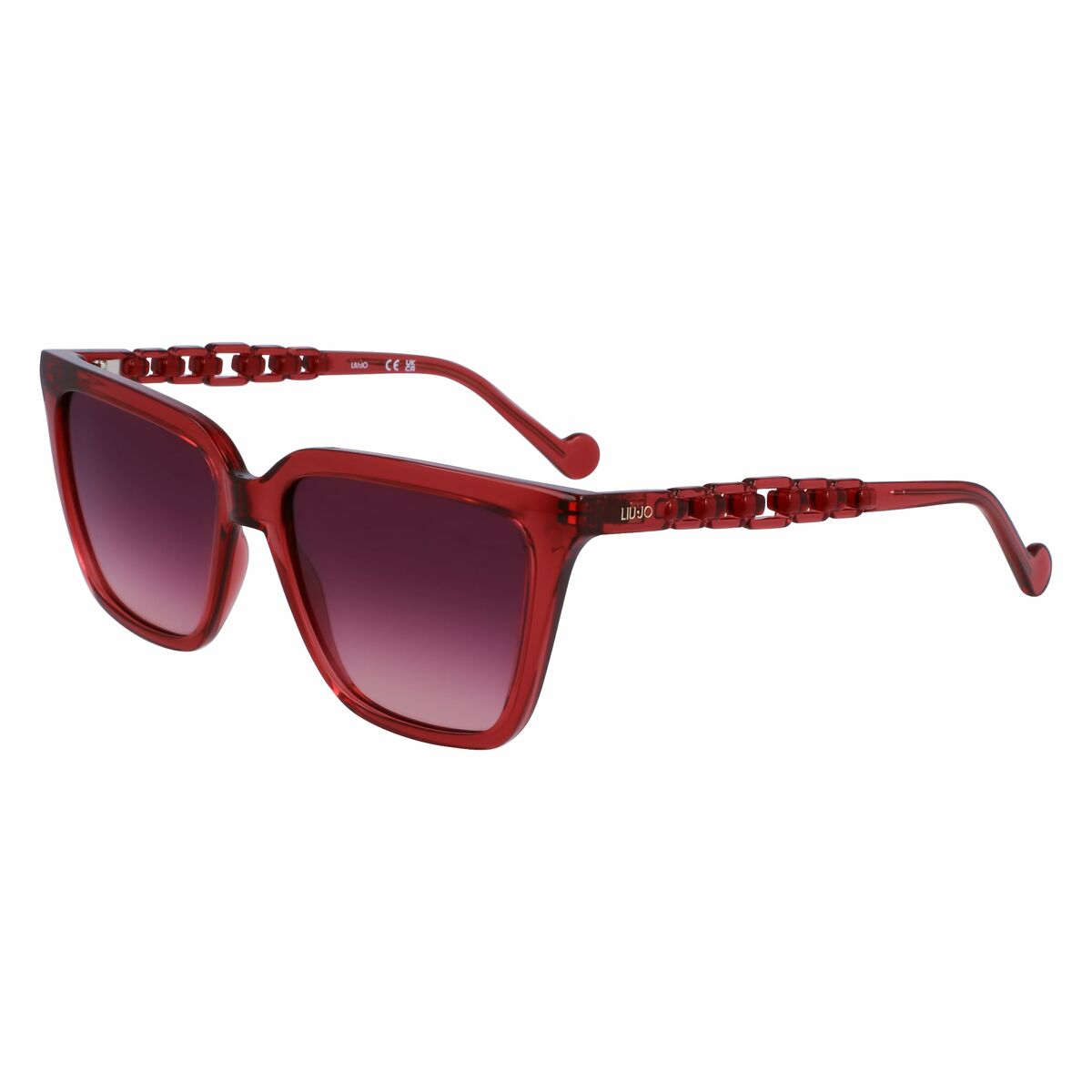 8054944263283 - Damen LJ780S 610 Sonnenbrillen Bio-Injekt Rosa Violett Quadratisch  Normal