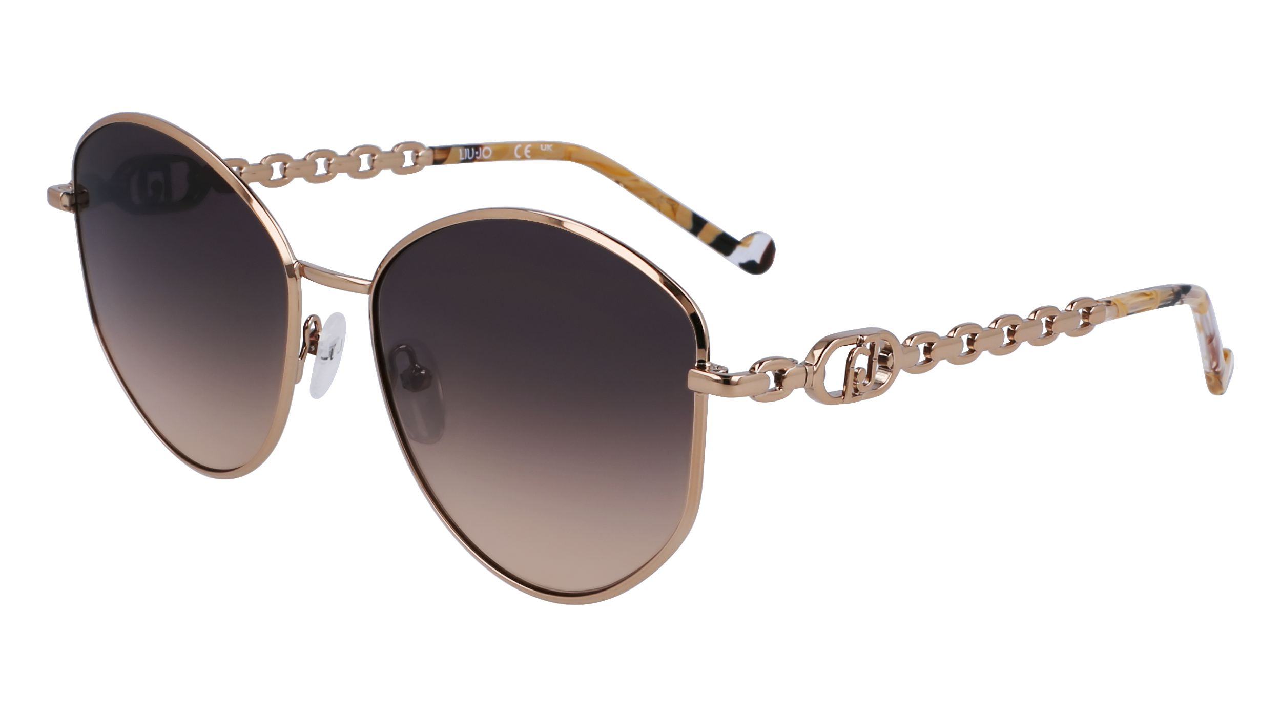 8054944269421 - Damen LJ156S 740 Sonnenbrillen Metall Gold Braun Geometrisch Normal 8054944269421 - Damen LJ156S 740 Sonnenbrillen Metall Gold Braun Geometrisch Normal