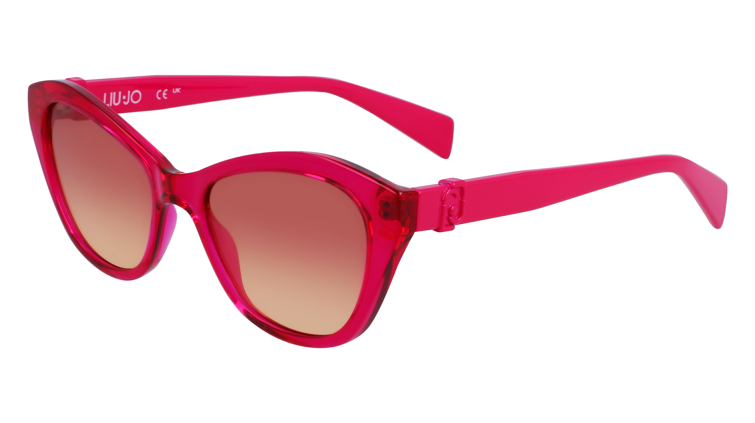 8054944756877 - Junior LJ3610S 525 Gläser SONNENBRILLEN Bio-Injekt Fuchsie Rosa Cat Eye Normal Normal