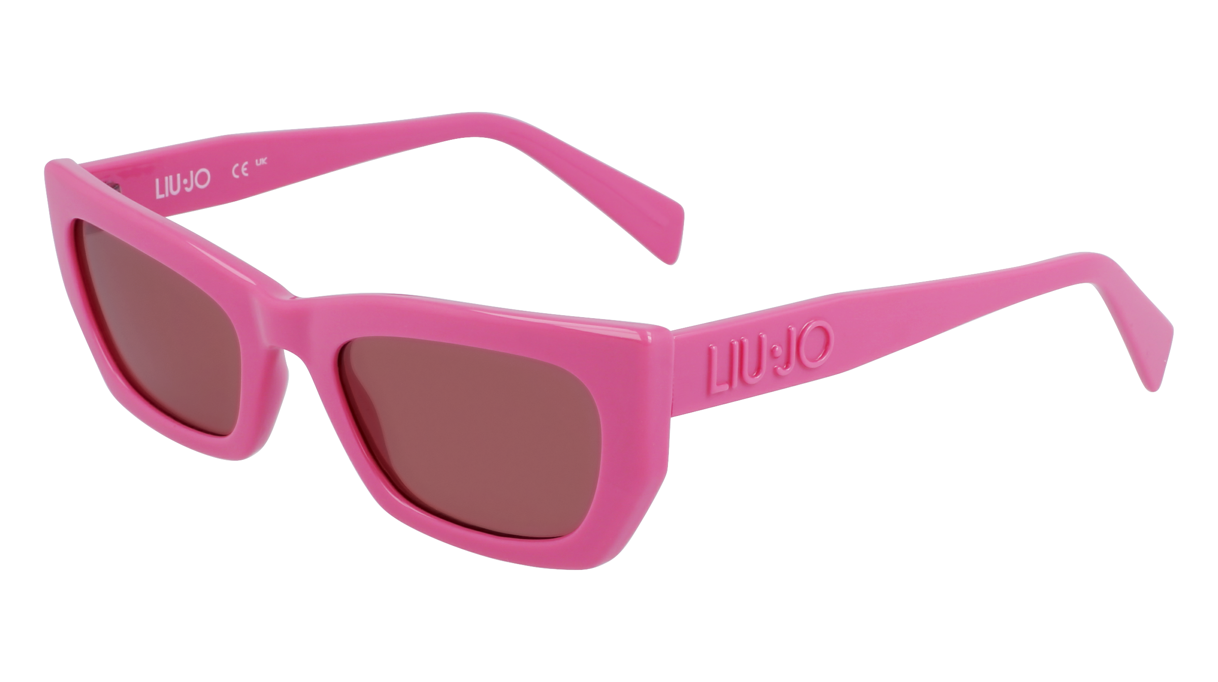 8054944757003 - Damen LJ790S 610 Gläser SONNENBRILLEN Bio-Injekt Rosa Rosa Cat Eye Normal