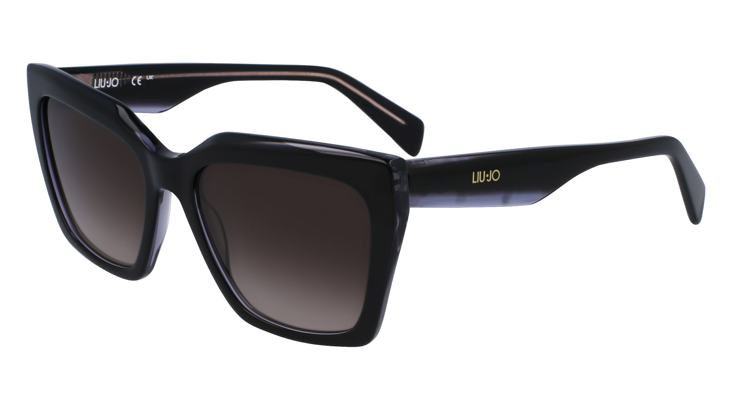 8054944757232 - Damen LJ795S 005 Gläser SONNENBRILLEN Acetat Schwarz Grau Quadratisch Normal Normal