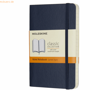 8055002854719 - Notizbuch Pocket A6 liniert Softcover saphir