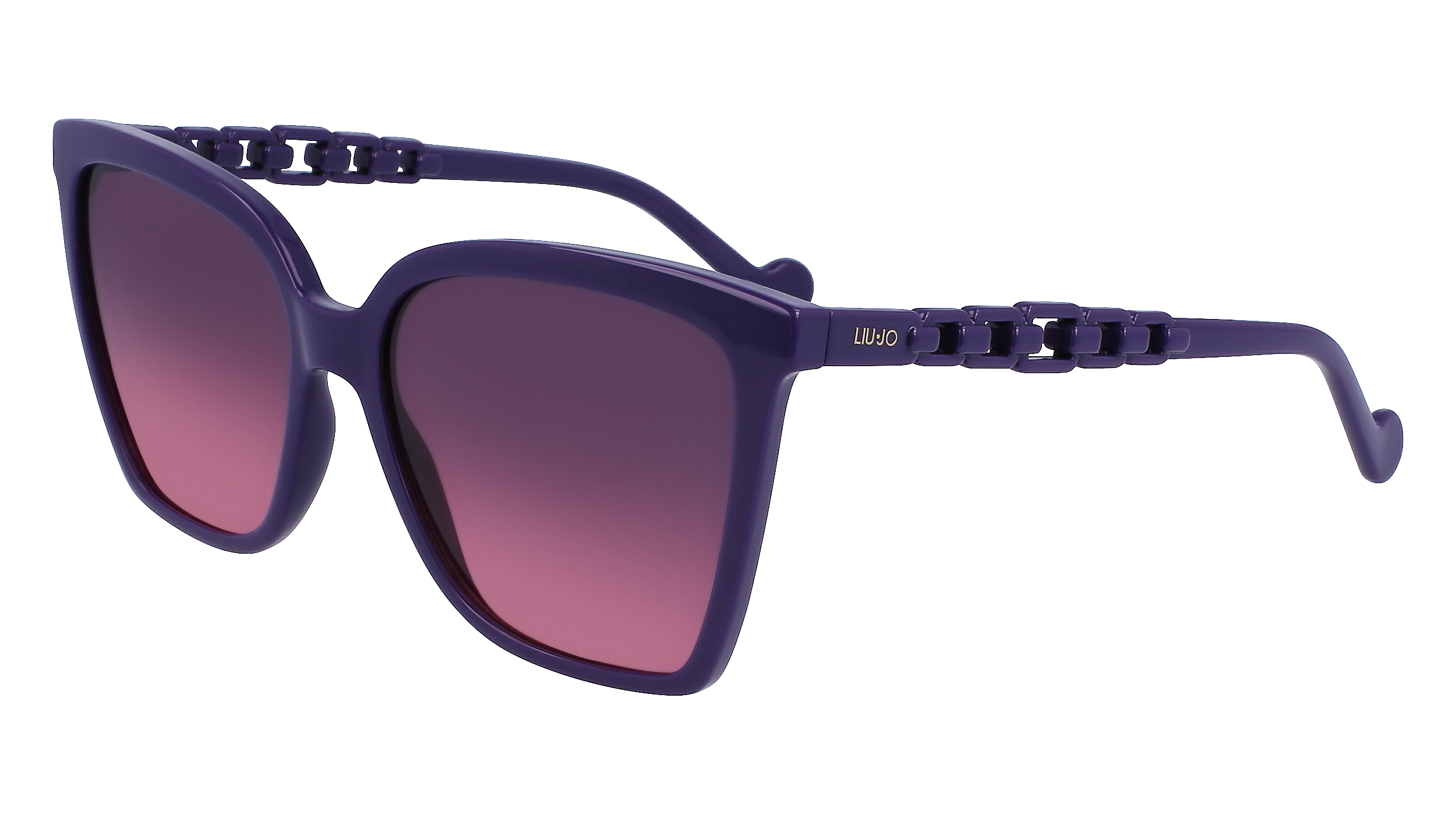 8055130515285 - Damen LJ773S 500 Gläser SONNENBRILLEN Bio-Injekt Violett Violett Quadratisch Normal Normal