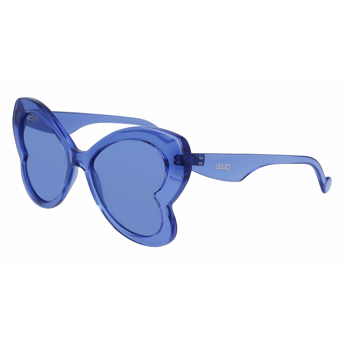8055130515353 - Damen LJ775S 429 Sonnenbrillen Bio-Injekt Blau Blau Geometrisch