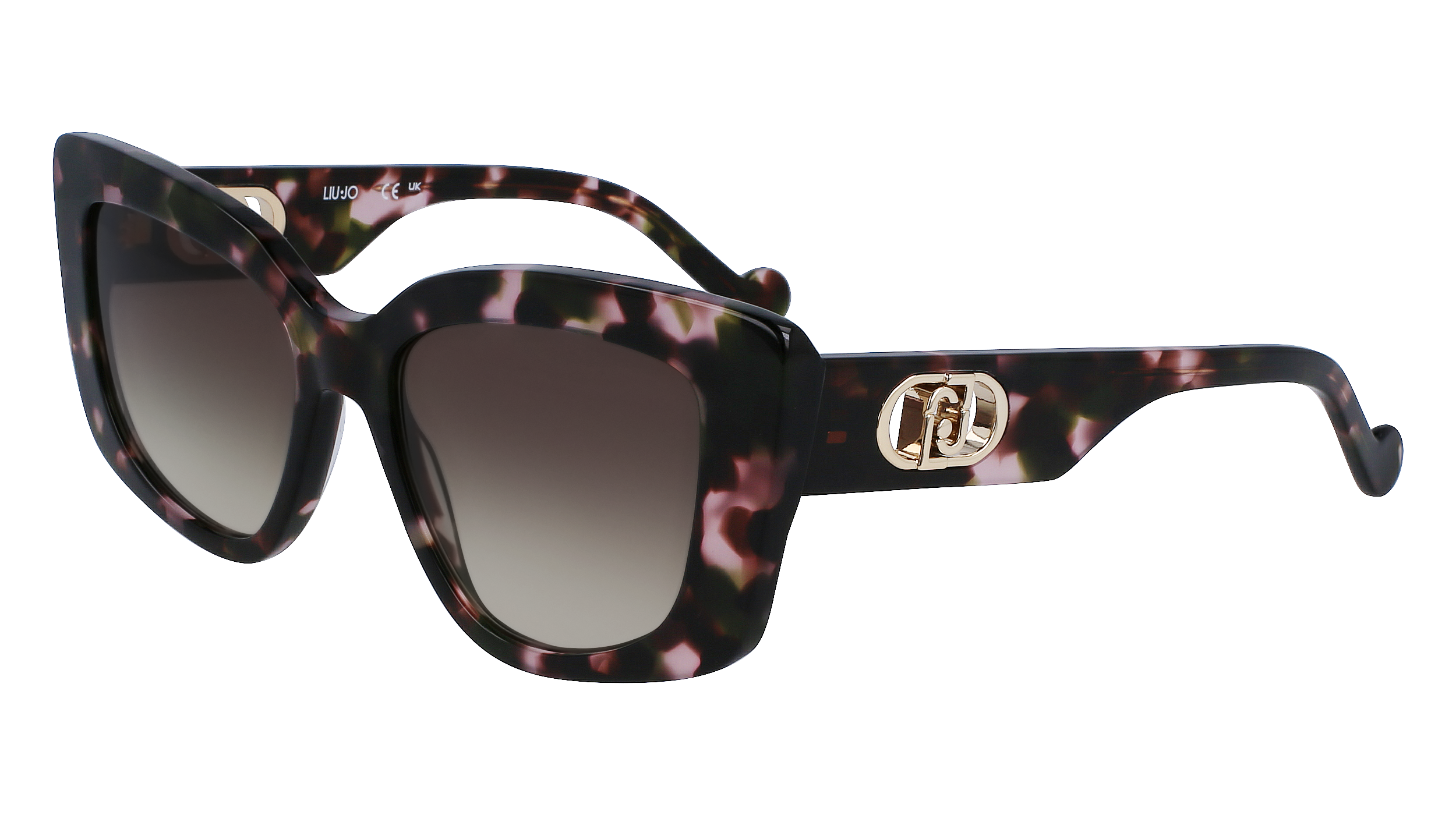 8055130515391 - Frau LJ776S 234 Gläser SONNENBRILLEN Acetat Schildkröte Braun Katzenauge Normale Normal