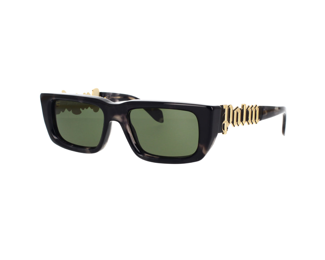 8055167092223 - PALM ANGELS Unisex PERI040 Milford 1255 havana Gläser SONNENBRILLEN Acetat Havanna Grün Quadratisch Normal