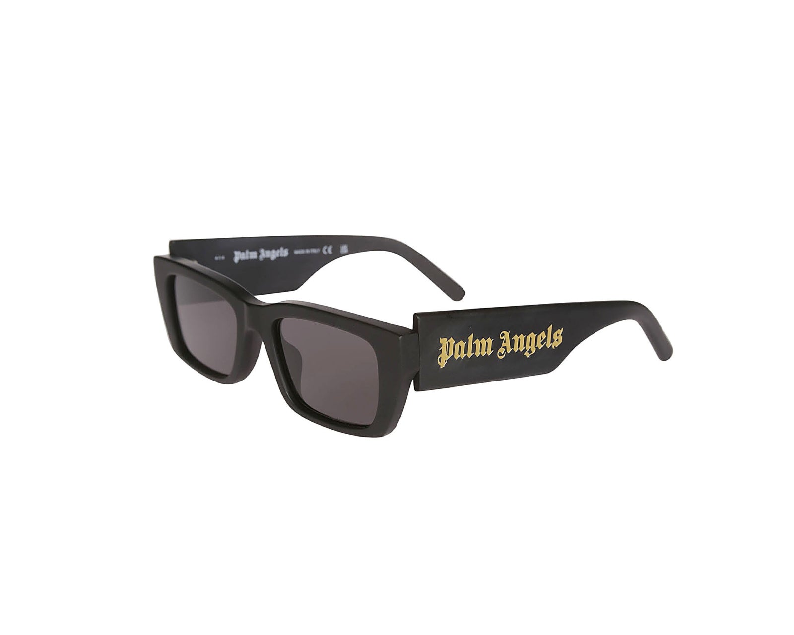 8055167093374 - PALM ANGELS Unisex PERI002 Palm 1407 matt black Gläser SONNENBRILLEN Acetat Schwarz Grau Quadratisch