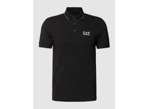 8055187161114 - Poloshirt mit Label-Print