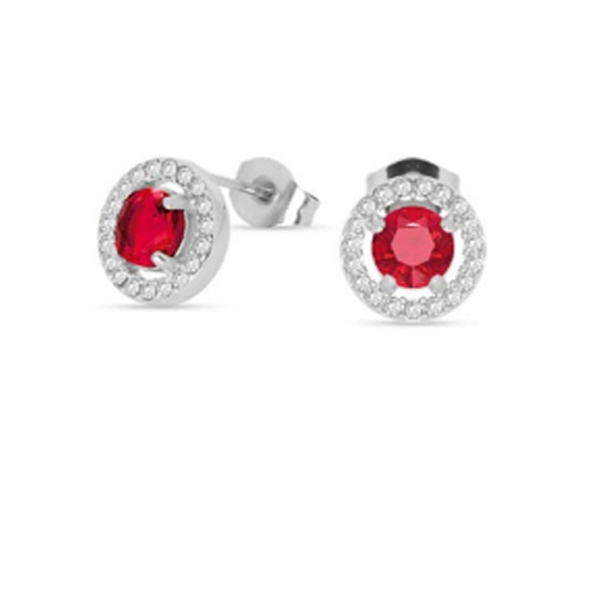 8055267720392 - Damenohrringe LJ2270 Silberfarben Rot 8055267720392 - Damenohrringe LJ2270 Silberfarben Rot