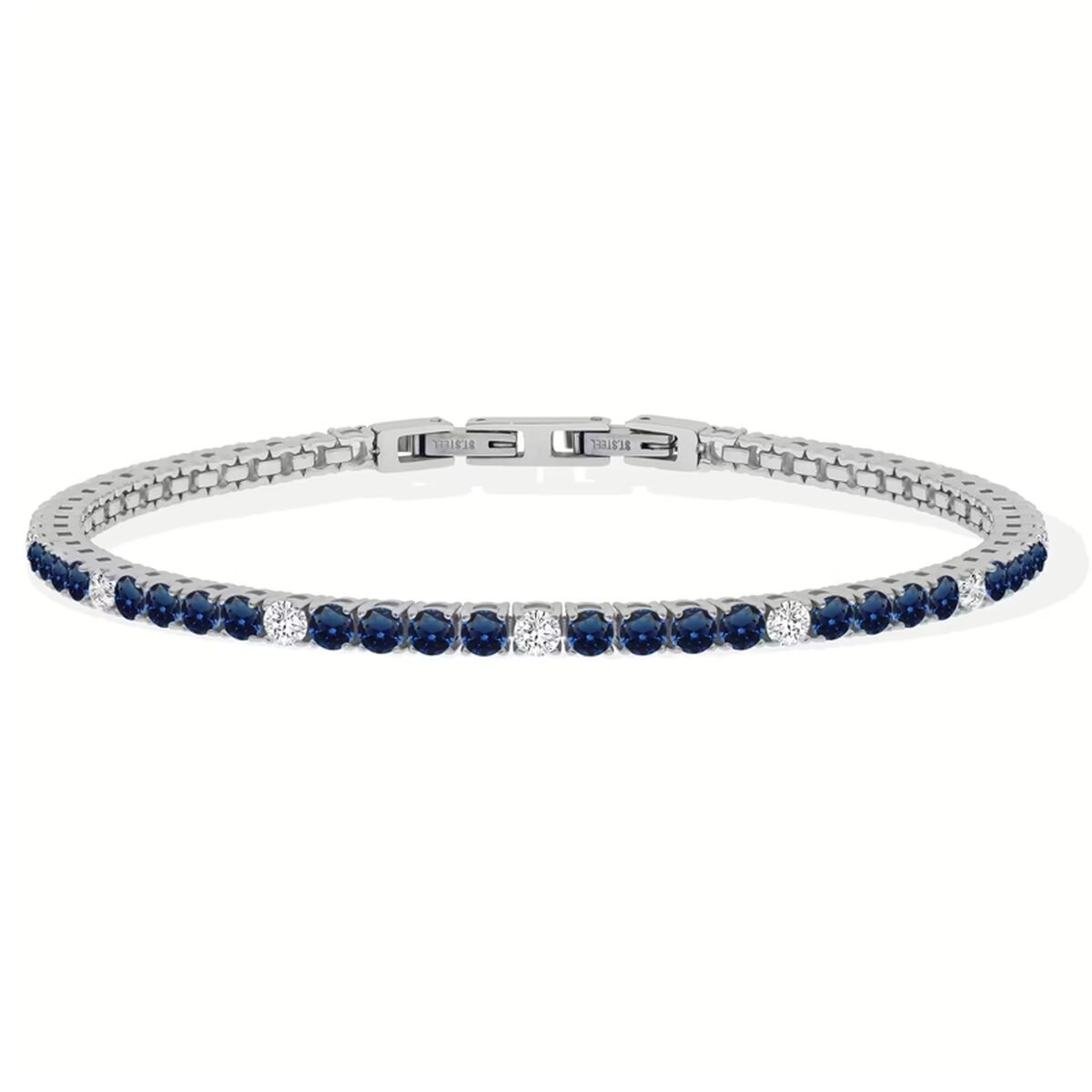 8055267729951 - Damenarmreif MLJ564 Silberfarben Blau