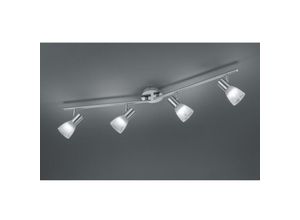 8055303001294 - Iperbriko - Strahler Visto 4xE14 Led Nickel und Alabasterglas L90 cm Trio Lighting