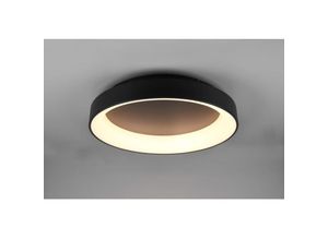 8055303003762 - Iperbriko - Girona Led Deckenleuchte 48w Dimmbar Schwarz Ø60 cm Trio Beleuchtung