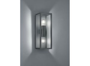 8055303603054 - Iperbriko - Wandleuchte Garonne Anthrazit Doppellicht Oben und Unten IP44 Trio Lighting