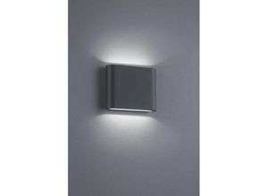 8055303603870 - Iperbriko - Rechteckige Wandleuchte Thames ii Led Double Emission IP54 Anthrazit L11 cm Trio Lighting