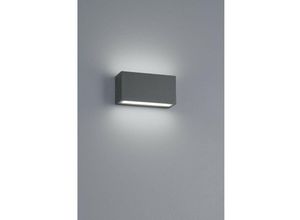 8055303603948 - Iperbriko - Rechteckige Wandleuchte Trent Led IP65 Anthrazit Double Emission Trio Lighting