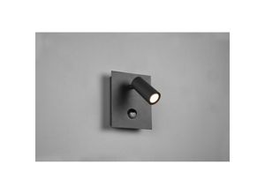 8055303604037 - Iperbriko - Tunga Spot Led Anthrazit Wandleuchte Einstellbar IP54 Mit Trio Lichtsensor