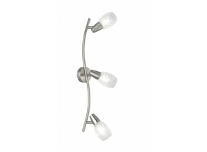8055303610892 - Iperbriko - Colmar Nickel Strahler 3 led Strahler Satiniertes Glas L56 cm Trio Beleuchtung 8055303610892 - Iperbriko - Colmar Nickel Strahler 3 led Strahler Satiniertes Glas L56 cm Trio Beleuchtung