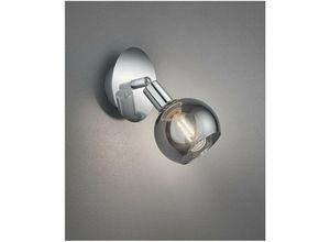 8055303611226 - Iperbriko - Trio Lighting Chrom-Deckenstrahler mit Rauchglas